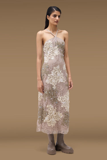 Premium Multi Color Lace Dress