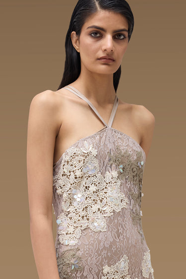 Premium Multi Color Lace Dress