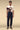 Premium Navy Seersucker Joggers