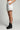 White Embroidered Tailored Shorts - Genes Online Store
