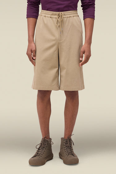 Premium Wide Leg Shorts in Sage Green