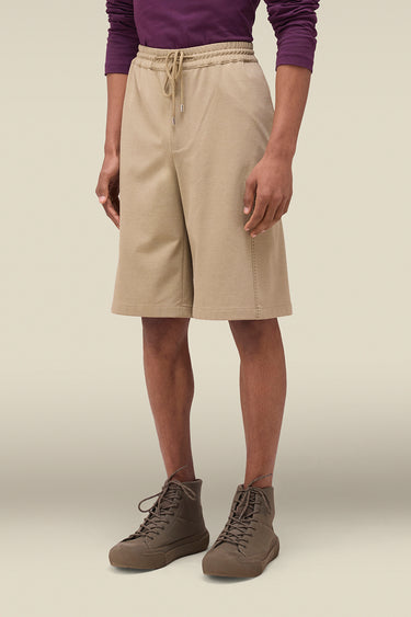 Premium Wide Leg Shorts in Sage Green
