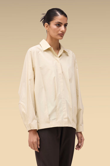 Premium Wax Paper Cotton Poplin Oversize Shirt