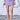 3D Sequin Slim Fit Skorts- French Lavender - Genes Online Store