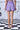 3D Sequin Slim Fit Skorts- French Lavender - Genes Online Store