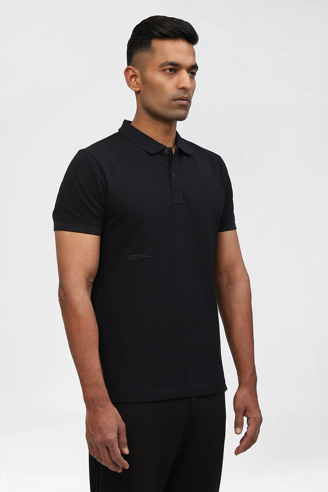 Classic Men's Polo T-Shirt With Floral Genes Monogram