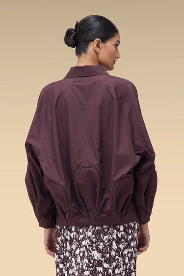 Premium Chocolate Brown Cotton Poplin Oversize Shirt