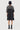Oversized V-Neck Dress with Kimono Sleeves Black - Genes Lecoanet Hemant
