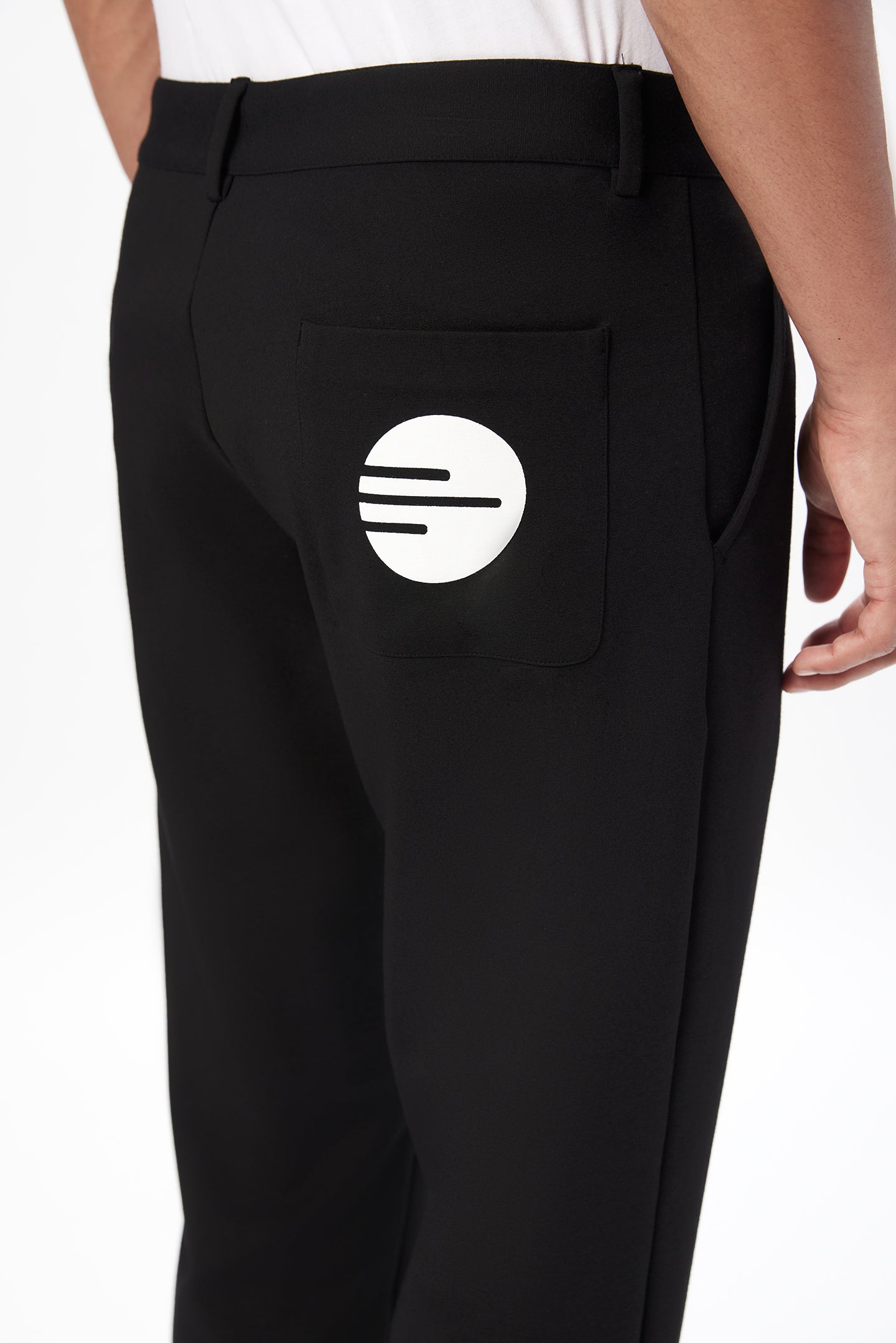 Regular Fit Joggers with Stamp Print Placement