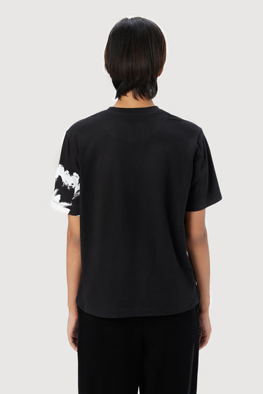 Regular Fit T-Shirt Featuring Stylish Gingko Print Placement - Genes Lecoanet Hemant