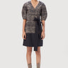 Easy Fit Wrap-Around Dress with Tie-Up Strap - Genes Lecoanet Hemant