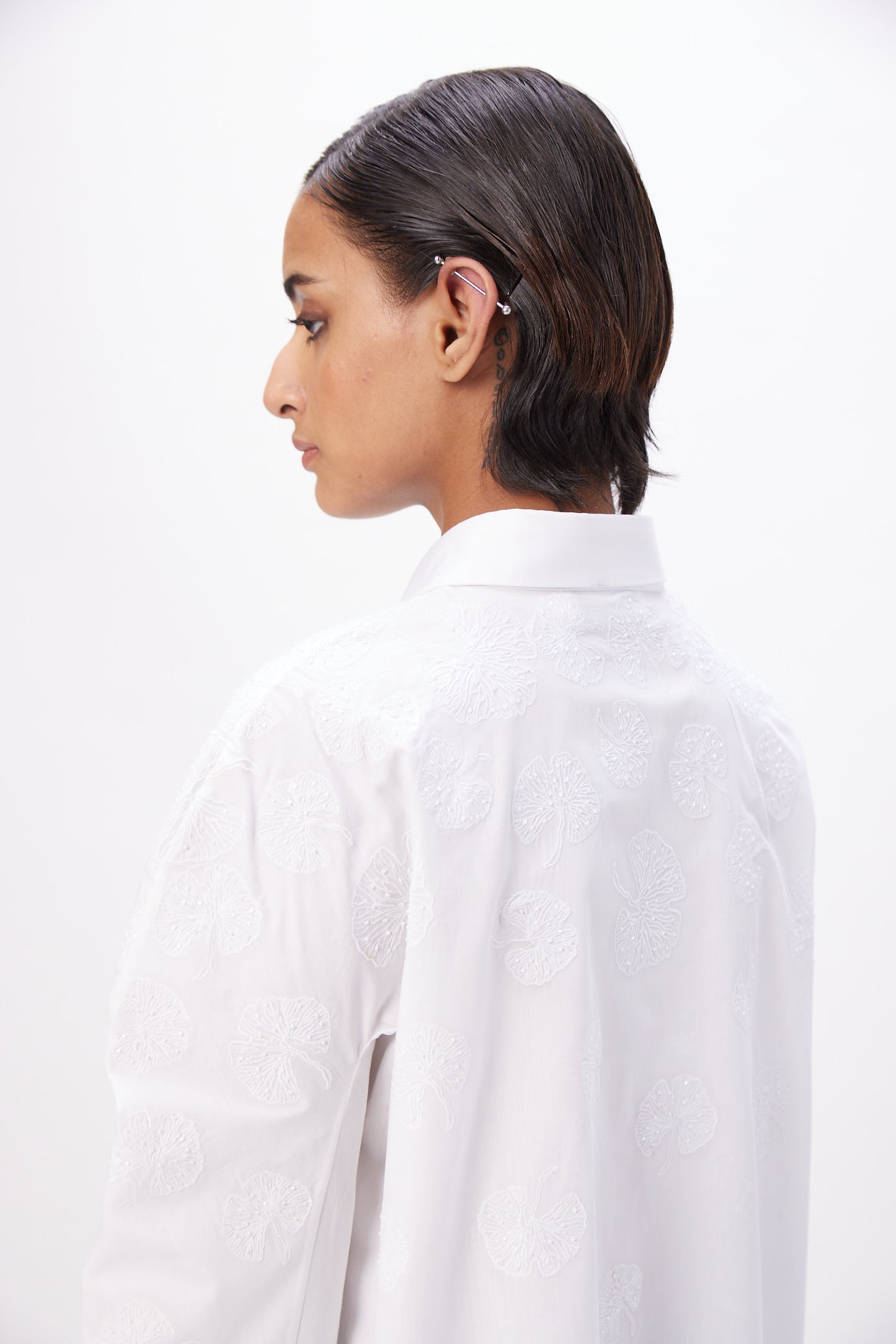 Straight Fit Shirt with Soft Rounded Sleeves