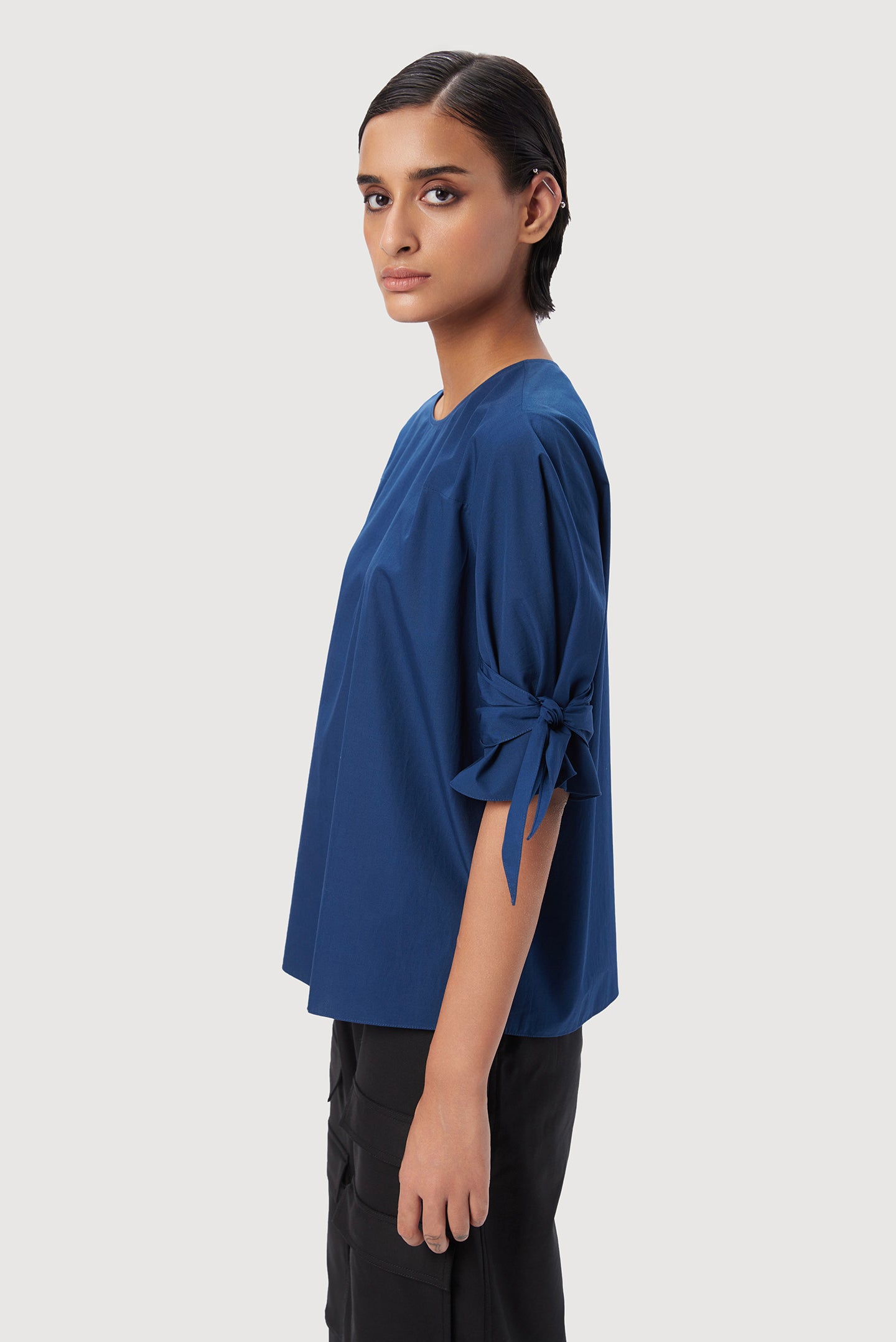 Straight Fit Round Neck Top