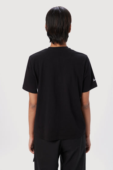 Regular Fit T-Shirt with a Bold Large Gingko Stamp Print Placement - Genes Lecoanet Hemant