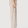 Straight Fit Trousers with Unique Seam Detailing and Knee Darts - Genes Lecoanet Hemant