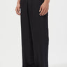 Straight Fit Trousers with Front Drawstrings - Genes Lecoanet Hemant
