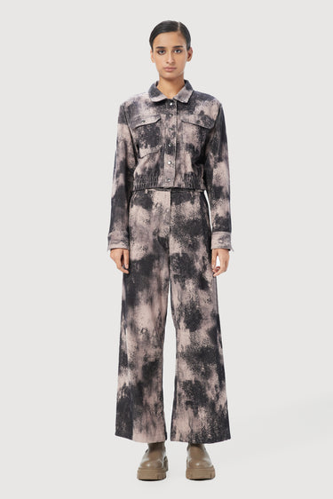 Regular Fit Trousers with Wide Legs and Stylish Patch Pockets - Genes Lecoanet Hemant