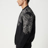Regular Fit Bomber Jacket with Front Zipper Detail Black - Genes Lecoanet Hemant