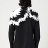 Regular Fit Button-Up Shirt with Gingko Print Placement - Genes Lecoanet Hemant