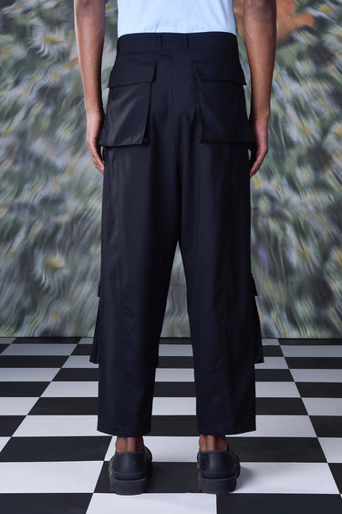 Utility Relax Fit Trousers - Black - Genes Online Store