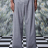 Poly-Wool Relax Fit Trousers- Pearl Grey - Genes Online Store