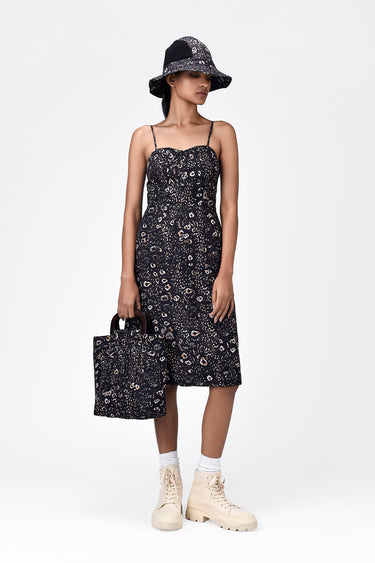 Wild Elegance Linen Corset Dress - Genes Lecoanet Hemant