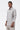 Cotton Poplin Regular Fit Shirt with Palm Stripes Print-Sand - Genes Lecoanet Hemant