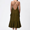Slim Fit Dress with Strap Back-Khaki - Genes Lecoanet Hemant