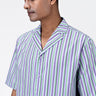 Easy Fit Men's Half Sleeve Shirt with Cuban Collar - Genes Lecoanet Hemant
