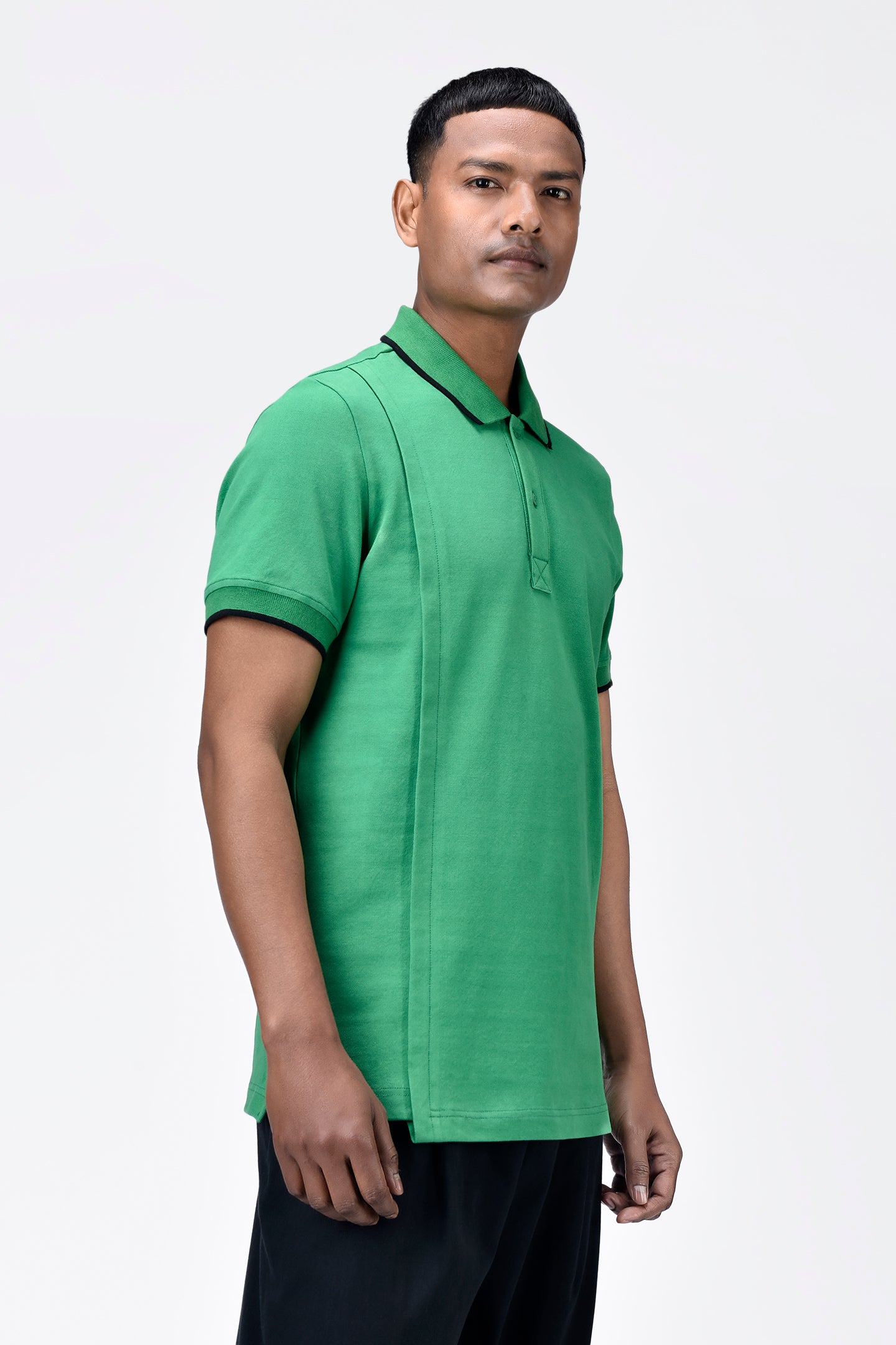 Men's Spring Cotton Pique Polo Shirt