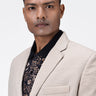 Regular Fit Seersucker Jacket with Flap Pockets