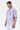 Easy Fit Shirt with Sailor Collar & Palm Stripe Print-Amethyst - Genes Lecoanet Hemant