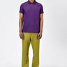 Regular Fit Polo with DTM Collar-Amethyst - Genes Lecoanet Hemant