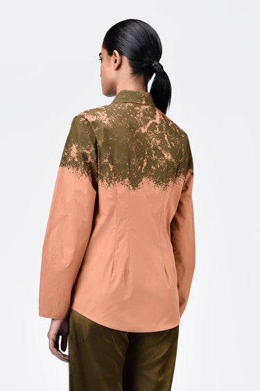 Regular Fit Button-Up Shirt with Canopy Print - Genes Lecoanet Hemant