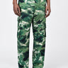 Easy Fit Cotton Pin Corduroy Cargo with Camouflage Print