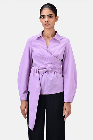 A-Line Dress with Tie-Up Waist - Genes Lecoanet Hemant