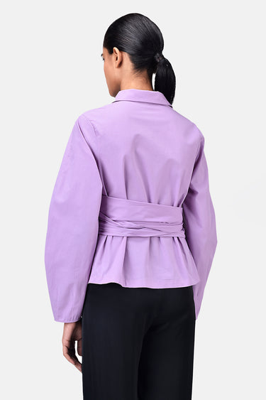 A-Line Dress with Tie-Up Waist - Genes Lecoanet Hemant