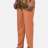 Regular Fit Linen Herringbone Trouser with Canopy Print