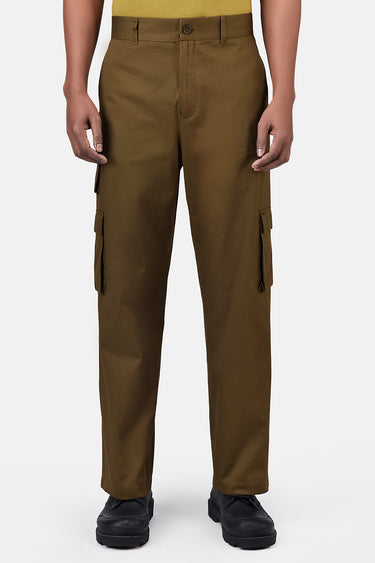 Easy Fit Cotton Pin Corduroy Cargo with Side Flap Pockets