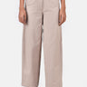 Straight Fit Trousers with Detailed Construction-Coral Orange - Genes Lecoanet Hemant