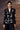 Black & Sand Embroidered Geometric Jacket - Genes Online Store