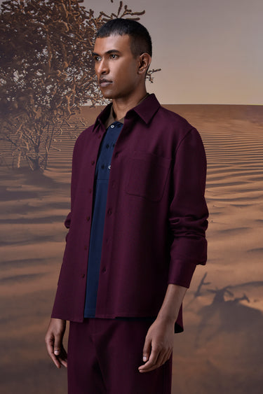 Cherry Lacquer Double Jersey Shirt