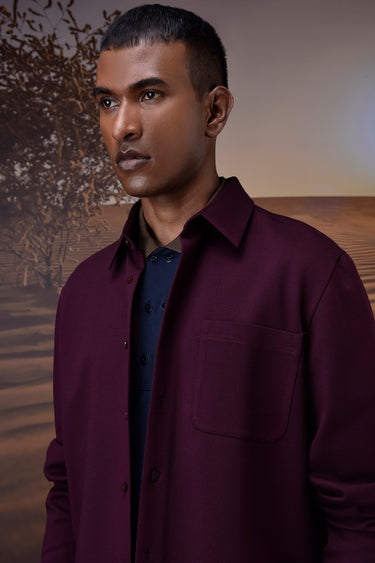 Cherry Lacquer Double Jersey Shirt