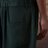 High-Neck Utility Jumpsuit in Military Green - Genes Online Store