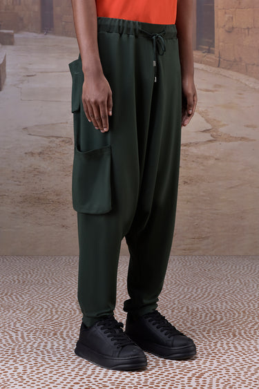 Architect Military Green Harem Pants - Genes Online Store