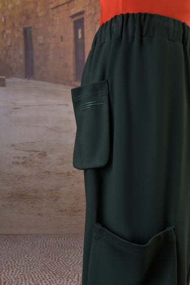 Architect Military Green Harem Pants - Genes Online Store