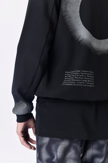 Black Banana Crepe Bomber - Genes Lecoanet Hemant
