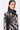 Slim Fit Turtle Neck T-Shirt with UV Flower Print - Genes Lecoanet Hemant