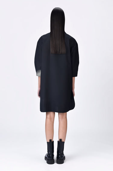 Cotton Shirt Dress with Eclipse Print - Genes Lecoanet Hemant