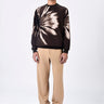 Banana Crepe Sweatshirt with UV Flower Print - Genes Lecoanet Hemant